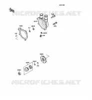POMPE &Agrave; EAU pour Kawasaki KLR500 1988
