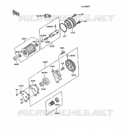 POMPE A HUILE pour Kawasaki KLR500 1988