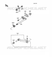 SELECTEUR pour Kawasaki KLR500 1988