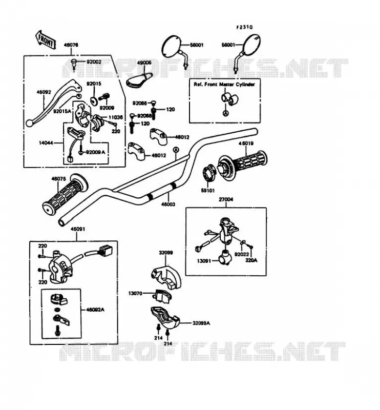 GUIDON Kawasaki MOTOS 600 1990 KLR600  KL600-A5