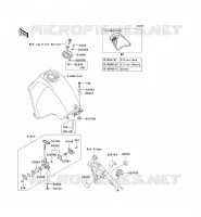 RESERVOIR CARBURANT pour Kawasaki KLR650 2007