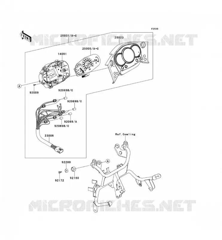 COMPTEURS Kawasaki MOTOS 650 2009 KLR650  KL650E9F