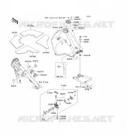 RESERVOIR CARBURANT pour Kawasaki KLR650 2011
