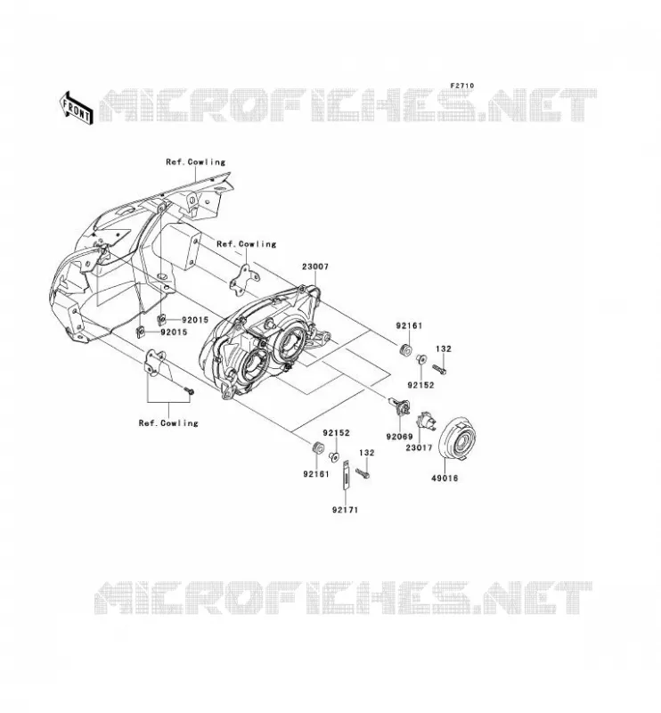 OPTIQUE(S) Kawasaki MOTOS 650 2013 KLR650  KL650EDF