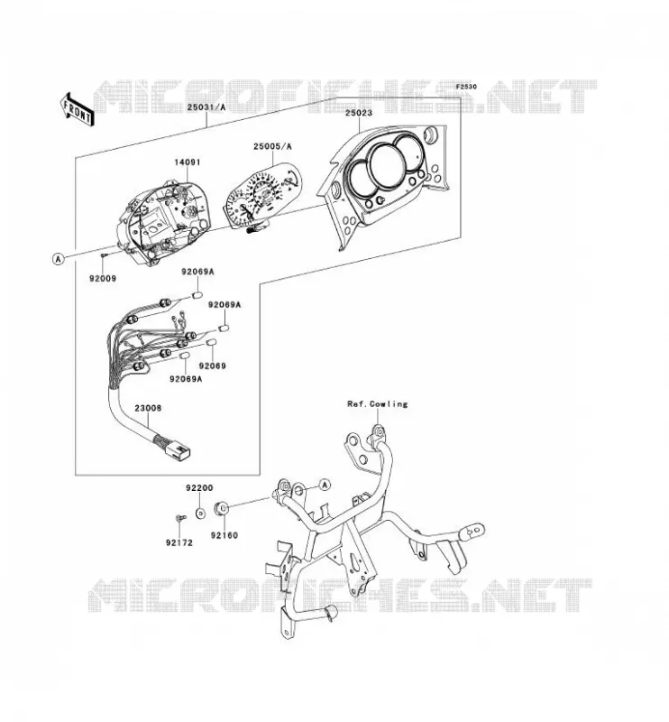 COMPTEURS Kawasaki MOTOS 650 2014 KLR650  KL650EES