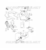 RESERVOIR CARBURANT pour Kawasaki KLR650 2015