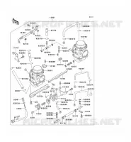 CARBURATEUR pour Kawasaki KLE250 1997