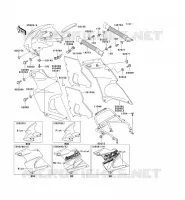 CARENAGE pour Kawasaki KLE250 1997