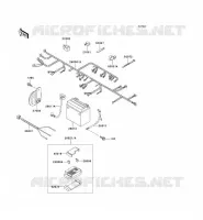 CHASSIS EQUIPMENT ELECTRIQUE pour Kawasaki KLE250 1997