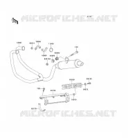 &Eacute;CHAPPEMENT pour Kawasaki KLE250 1997