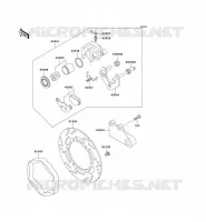 FREIN ARRIERE pour Kawasaki KLE250 1997