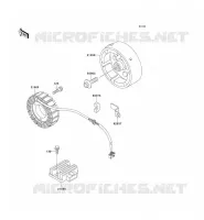 G&Eacute;N&Eacute;RATEUR pour Kawasaki KLE250 1997