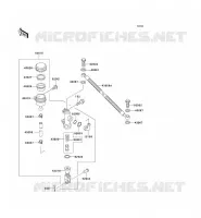 MAITRE CYLINDRE ARRI&Egrave;RE pour Kawasaki KLE250 1997