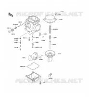 PI&Egrave;CES DE CARBURATEUR pour Kawasaki KLE250 1997