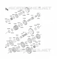 TRANSMISSION pour Kawasaki KLE250 1997