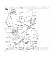 CARBURATEUR pour Kawasaki KLE250 1997