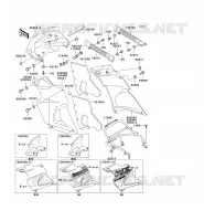 CARENAGE pour Kawasaki KLE250 1997