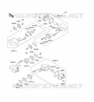 CLIGNOTANTS pour Kawasaki KLE250 1997