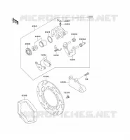 FREIN ARRIERE pour Kawasaki KLE250 1997