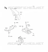 GARDE BOUE pour Kawasaki KLE250 1997