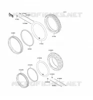 PNEUS pour Kawasaki KLE250 1997