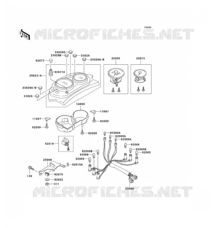 COMPTEURS Kawasaki MOTOS 250 2000 KLE250  KLE250-A5