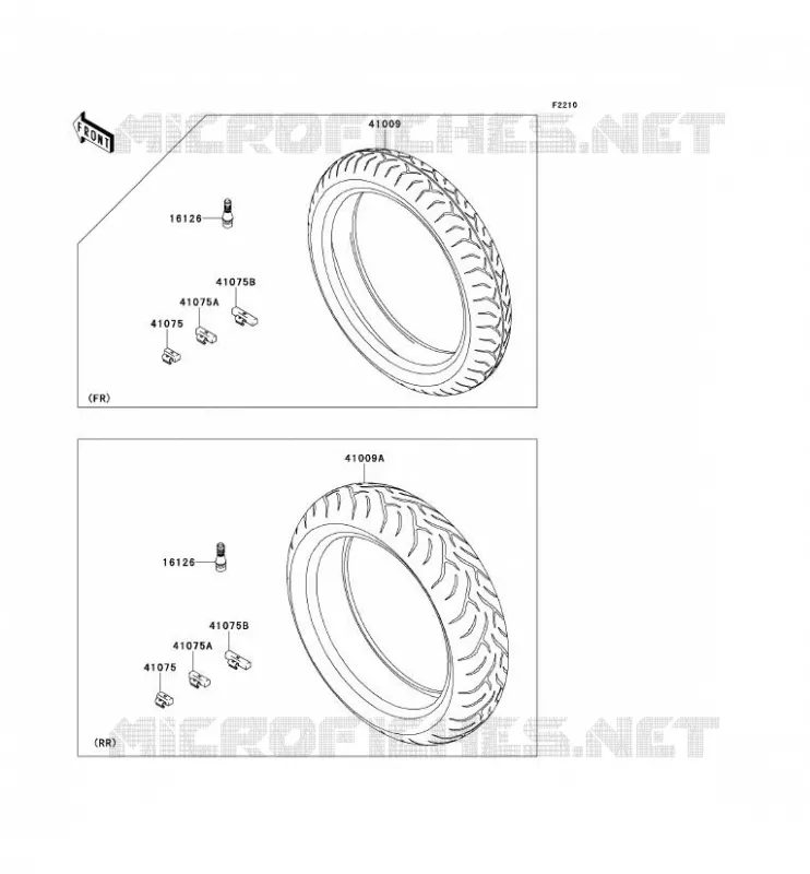 PNEUS Kawasaki MOTOS 650 2007 VERSYS 650  KLE650A7F