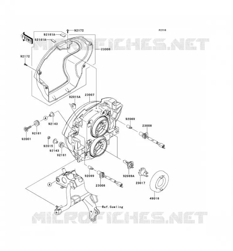 OPTIQUE(S) Kawasaki MOTOS 650 2007 VERSYS 650  KLE650A7F