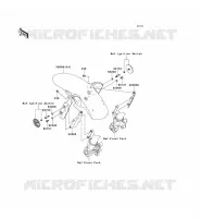 GARDE BOUE AVANT pour Kawasaki VERSYS 650 2007