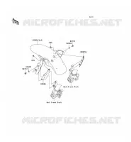 GARDE BOUE AVANT pour Kawasaki VERSYS 650 2008