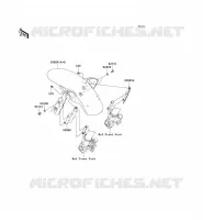 GARDE BOUE AVANT pour Kawasaki VERSYS 650 2008
