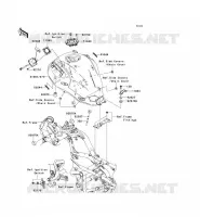 RESERVOIR CARBURANT pour Kawasaki VERSYS 650 2008