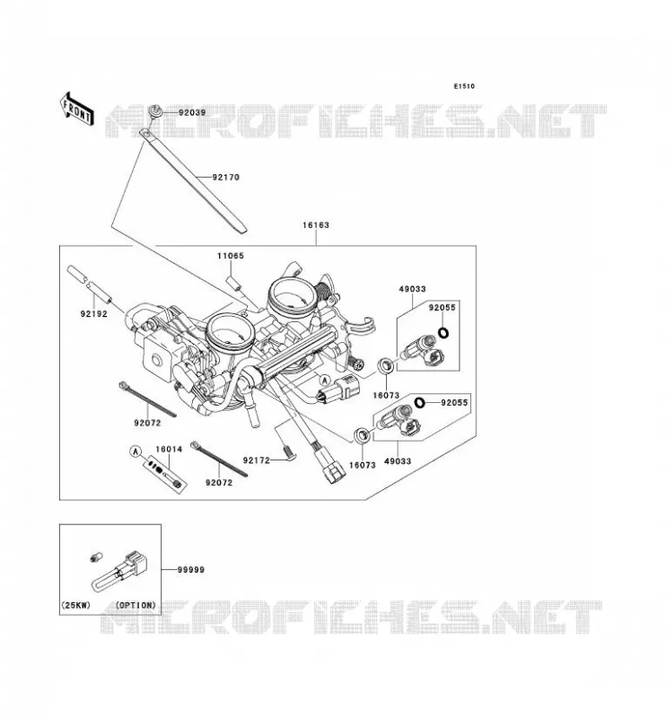 CARBU Kawasaki MOTOS 650 2008 VERSYS 650  KLE650A8F