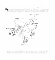 GARDE BOUE AVANT pour Kawasaki VERSYS 650 2009