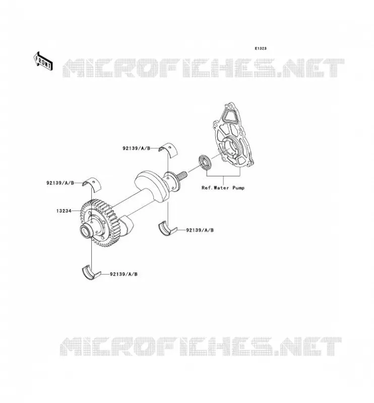 BALANCIER Kawasaki MOTOS 650 2007 VERSYS 650  KLE650B7F