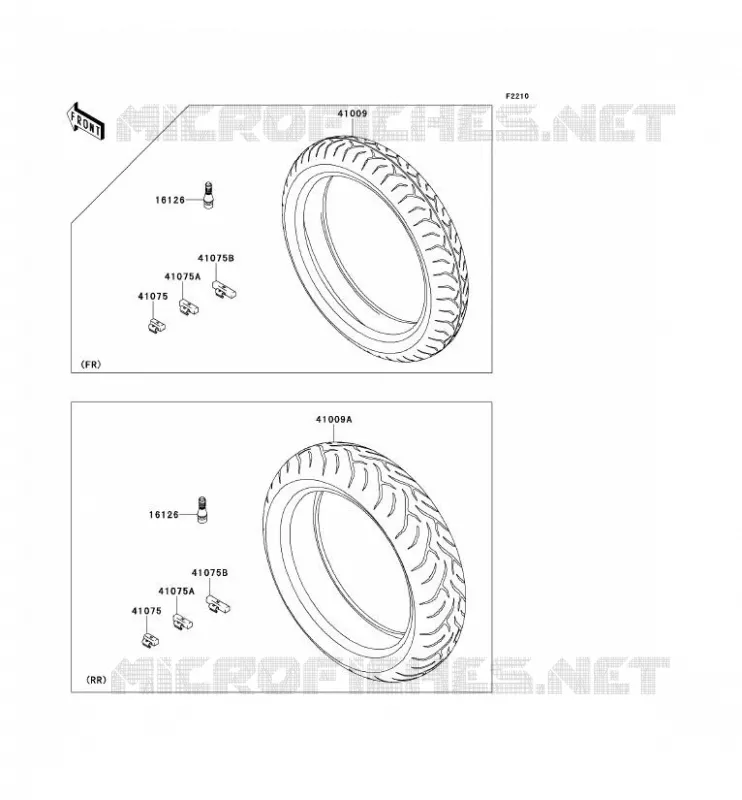 PNEUS Kawasaki MOTOS 650 2007 VERSYS 650  KLE650B7F