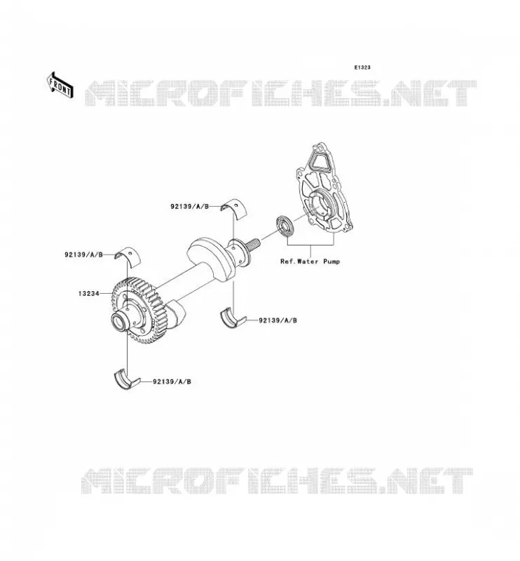 BALANCIER Kawasaki MOTOS 650 2008 VERSYS 650  KLE650B8F