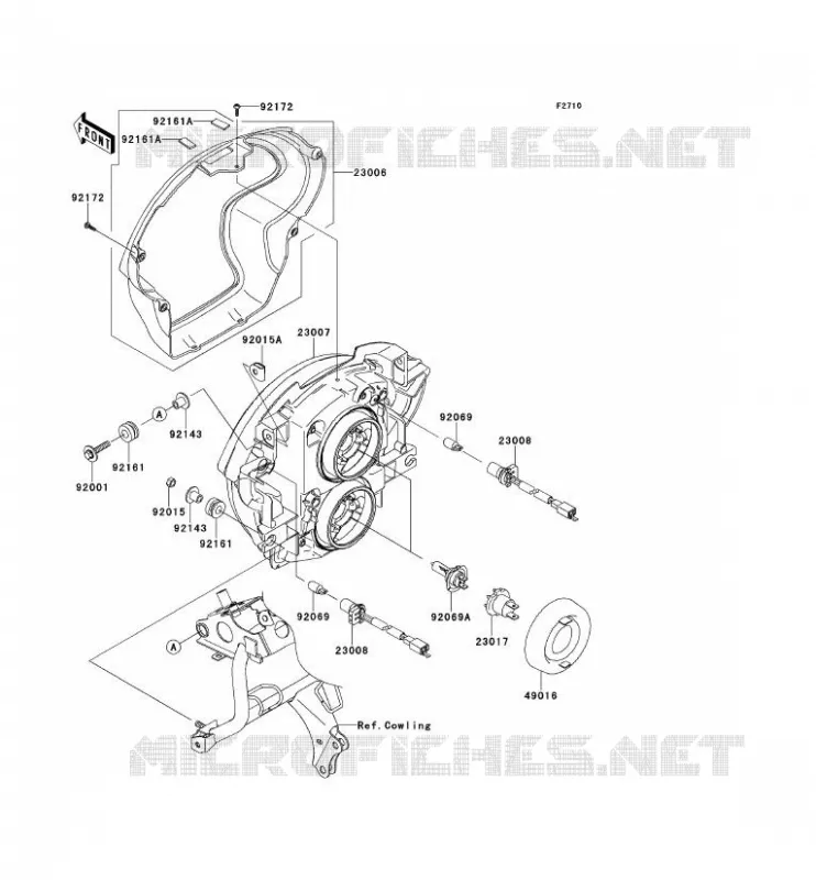 OPTIQUE(S) Kawasaki MOTOS 650 2009 VERSYS 650  KLE650B9F