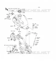RESERVOIR CARBURANT pour Kawasaki VERSYS 650 2011