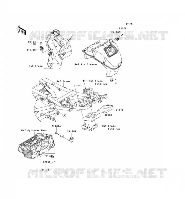 INJECTION CARBURANT Kawasaki MOTOS 650 2011 VERSYS 650  KLE650CBF