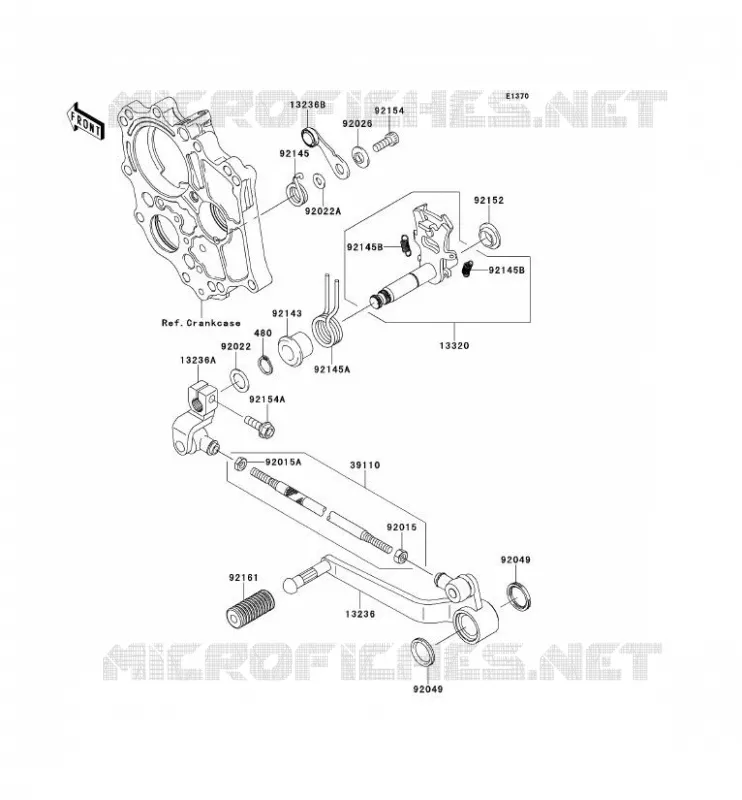 SELECTEUR Kawasaki MOTOS 650 2012 VERSYS 650  KLE650CCF