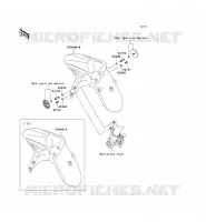 GARDE BOUE AVANT pour Kawasaki VERSYS 650 2013