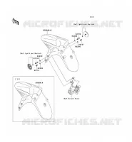 GARDE BOUE AVANT pour Kawasaki VERSYS 650 2013