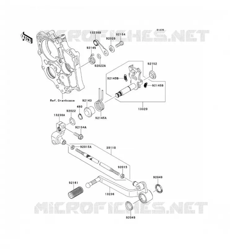 SELECTEUR Kawasaki MOTOS 650 2014 VERSYS 650  KLE650CEF