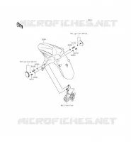 GARDE BOUE AVANT pour Kawasaki VERSYS 650 2014
