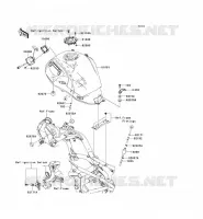 RESERVOIR CARBURANT pour Kawasaki VERSYS 650 ABS 2010