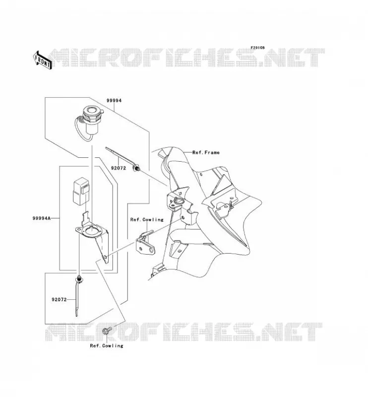 ACCESSOIRE(DOUILLE ALLUME CIGARE 12V ) Kawasaki MOTOS 650 2011 VERSYS 650 ABS  KLE650DBF