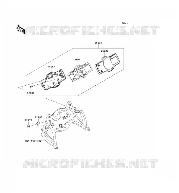 COMPTEURS Kawasaki MOTOS 650 2012 VERSYS 650 ABS  KLE650DCF