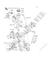 RESERVOIR CARBURANT pour Kawasaki VERSYS 650 ABS 2013