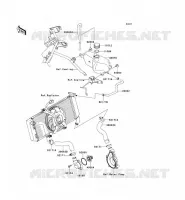TUYAU D'EAU pour Kawasaki VERSYS 650 ABS 2013